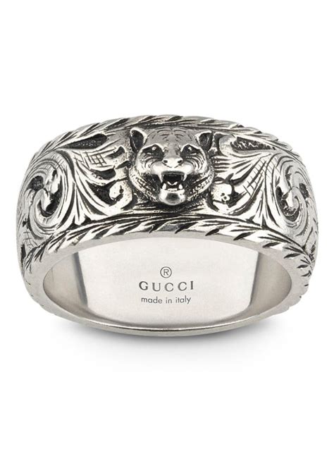 bague homme gucci argent|Bagues en Argent .